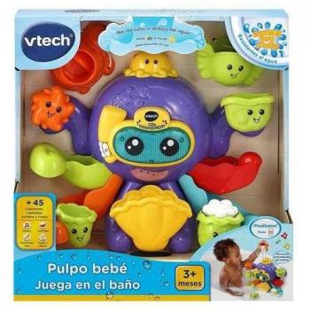 Pulpo Bebé Juega en el Baño