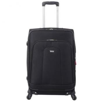 Maleta Blanda Mediana TOTTO Andromeda 2.0 Negro - Comodidad y Practicidad para Tus Viajes, Adultos Unisex, Talla única