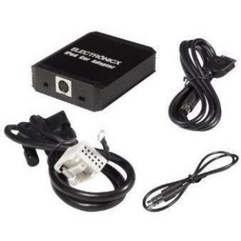 Electronicx Elec-M05-VW12D Adaptador Musica Coche AUX Compatible con iPhone, iPad iPod para VW, Seat, Skoda, Audi 12 Pin