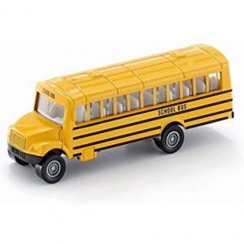 Siku 1319 American School Bus Toy Model - 1:50 Scale Metal/Plastic, Yellow