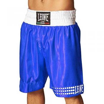 Leone 1947 Boxing Shorts, Blue and White, Unisex Adult, Size S