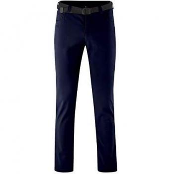 Maier Sports Perlit M Men's Softshell Pants - Windproof, Regular Fit, Dark Blue, Size 50