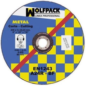 WOLFPACK 9010235 Disco Corte Abrasivo Metal 300x3,0x30 mm.