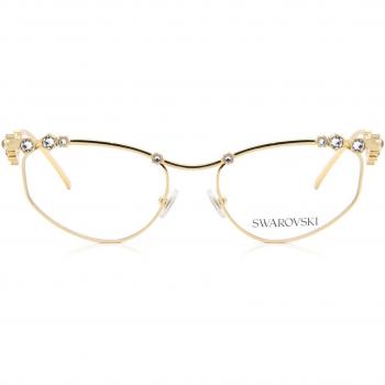 Swarovski SK1015 col. 4004 Women's Eyeglasses Gold Size 55 (Frame Only) - Blue Light Block Available