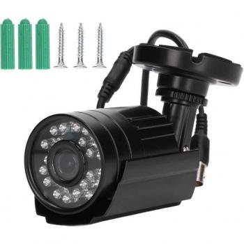Cámara de Seguridad CCTV Analógica con Visión Nocturna Infrarroja para Interior y Exterior