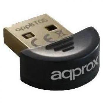 Approx APPBT05V2 Adaptador Nano USB 2.0 Bluetooth 5.0 - Frecuencia 2.4GHz - Distancia de Funcionamiento Hasta 10m