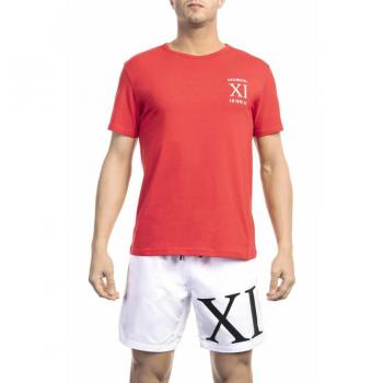 Bikkembergs Red Cotton T-Shirt - S