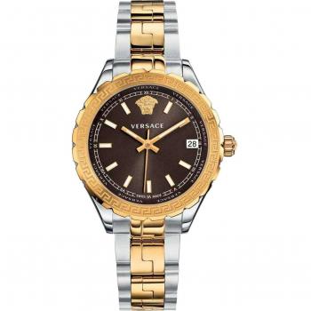 Versace Analog Quartz Watch Stainless Steel Bracelet Multicolor Female Size: ONE SIZE