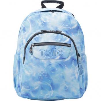Mochila Totto Acuareles adaptable a carro azul Bubul