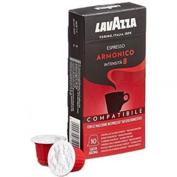 Lavazza Cápsulas de café Armonico - Paquete de 10 cápsulas
