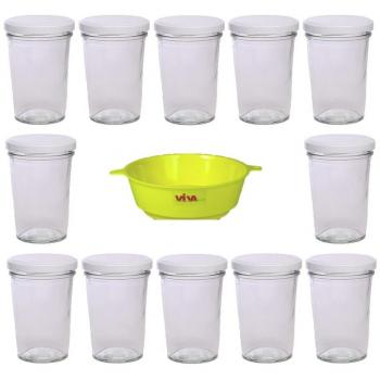 Viva Haushaltswaren - Tarros de Cristal para Mermelada de tamaño Mini