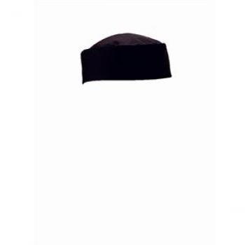 Gorro de Cocina Negro Polialgodón Talla S - Ropa de Chef Whites