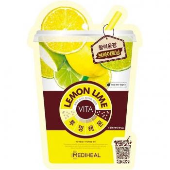 MEDIHEAL Vita Mask Lemon Lime Brightening Sheet Mask 20 ml