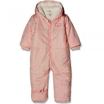 NAME IT Nbfmaki Suit W. Fold Up Feet Traje de esquí, Rosa