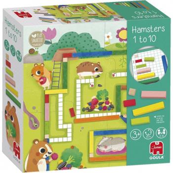 Juego de Habilidad para Hamsters del 1 al 10 con Regletas