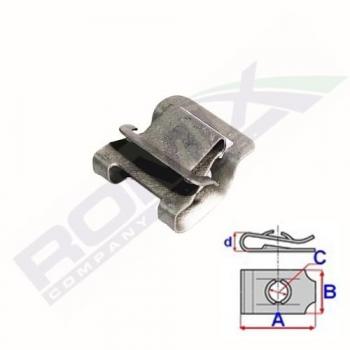 Soporte de montaje para motocicleta ROMIX C70414 - Elementos de montaje, grapas de alta resistencia, diseño duradero, fácil instalación, compatible con diversas marcas y modelos de motocicletas