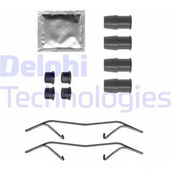 Kit de accesorios, pastillas de freno de disco DELPHI LX0717