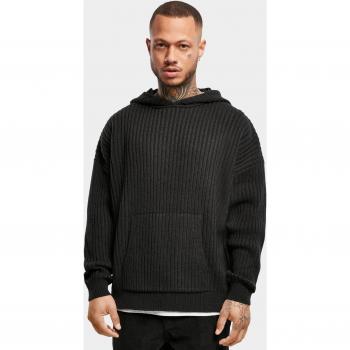 Urban Classics Knitted Hoodie - Black 3XL