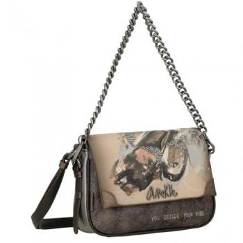 Bolso Bandolera Anekke Wings Multicolor 24 cm con Solapa