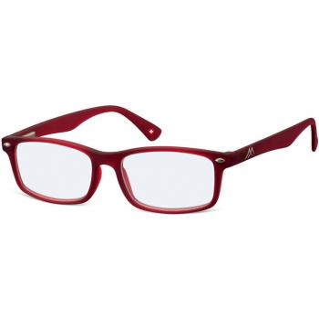 Montana Readers HBLF83 Blue-Light Block Men's Eyeglasses Red Size +0.00 (Frame Only) - Blue Light Block Available