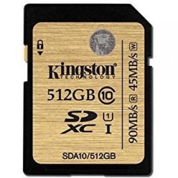 512GB SDXC Class 10 UHS-I 90R/45W Flash