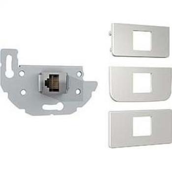 Kindermann 7456000527 RJ-45 Color Blanco - Toma de Corriente