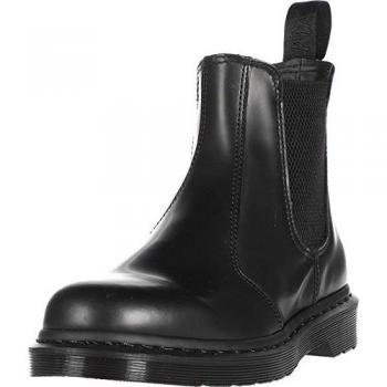 Dr. Martens 2976 Mono Black Smooth Leather Chelsea Boots for Men, Size 11 US