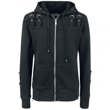 Chemical Black nico Capucha con Cremallera Negro L