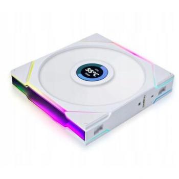 Lian Li UNI FAN TL140 LCD Wireless ARGB PWM Fan - 140mm, White