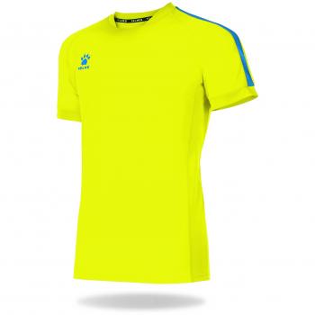 KELME Global Camiseta Fútbol, Niños, Amarillo Fluor, 2XL