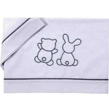 Bolín Bolón 1450090019260 - Tríptico para cuna de 60 x 120 cm, color blanco