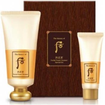 Whoo Gongjinhyang 2-Piece Foam Cleanser Set (180ml Foam + 40ml Cream)