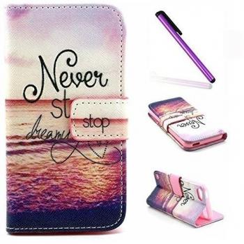 iPod Touch 5 Funda,iPod Touch 6 Funda,iTouch 5 / 6 Funda Wallet Carcasa,iPhone Touch 5th / 6th Carcasa Flip Case,EMAXELERS 3D Lujo Caso Funda protección Cubrir Origami de cuero premium Monedero función con soporte para Apple iPhone iPod Touch 5th / 6th 