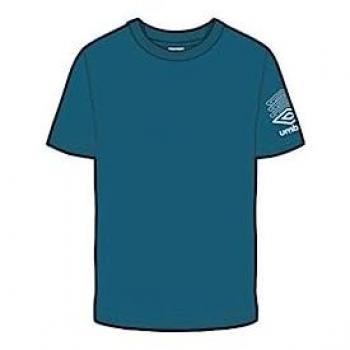 Camiseta de Manga Corta UMBRO TERRACE 66207U LKB Azul, Gráfica Fw Terraza, Lyons Blue, Talla M para Hombre