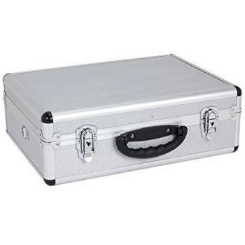 KREATOR KRT640102S - Maletín de alu 460x330x155mm plata