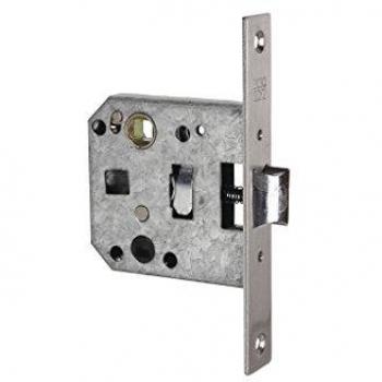 Picaporte embutido cuadrado D47 E50 inoxidable para madera - caja de 10 unidades