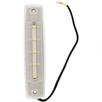 Luz Interior LED Mini Thin de Hella 2JA343660-101 - 12V, 1.7W, Color Lente: Cristal Claro, Cantidad: 1
