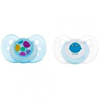Kiokids 1172 - Chupetes anatómicos, unisex, color azul