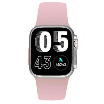 Reloj Inteligente Radiant RAS11009 con Pulsómetro, Tensiómetro, Monitor de Sueño y Pulsera de Actividad Digital para Hombre y Mujer - Compatible con Android e iOS (Sport Rosa Claro)