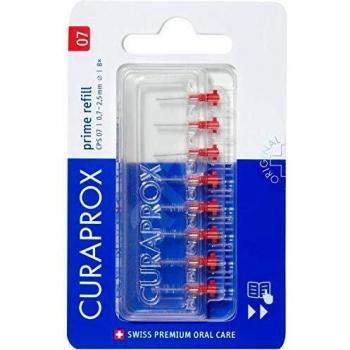Cepillos Interdentales Curaprox Prime Rosso CPS 07/09 - Paquete de 5 y 8 Unidades