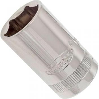 Llave de vaso VIGOR V2562N, 1/2'' de diámetro, cabezal corto, 6 caras, tamaño de 16mm