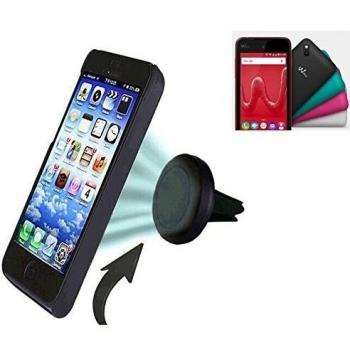 Coche universal del teléfono móvil / GPS / navegación titular del dispositivo por ejemplo, para Wiko Sunny ventilación Holder soporte de rejilla soporte para teléfono magnética Wiko Sunny Mini Car Air Vent titular Smartphone magnético. Fácil de in