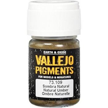 Vallejo 30 ml pigmentos, color Natural Umber