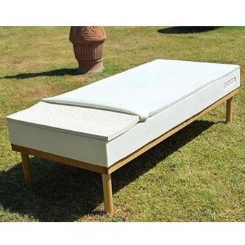 Topper Latex colchón soporte ergonómico de 100% látex, grand lit 150x190