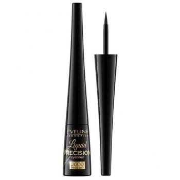 Eveline Cosmetics Liquid Precision 2000 Procent Waterproof Eyeliner Shade Black 4 ml