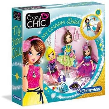 Clementoni - My Charm Dolls Juego Creativo para Niños, Multicolor