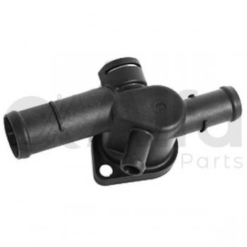 Brida de refrigerante Alfa e-Parts AF10399 - Flangia de líquido de refrigeración con características premium