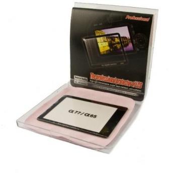 Protección LCD Profesional vidrio óptico auténtico para Sony Alpha a57, a65 et a77