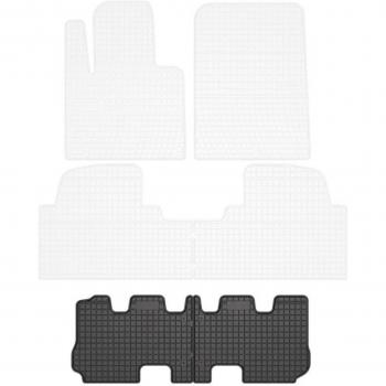 Alfombrillas de goma a medida Frogum para Kia Sorento 3ª fila (2015-) y Hyundai Santa Fe III (2015-)