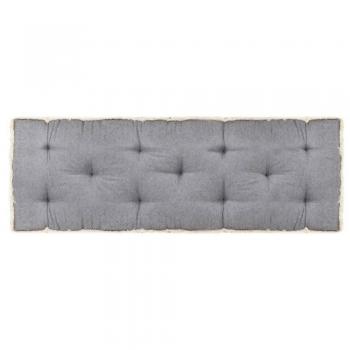 Cojín para sofá de palets gris antracita 120x40x7 cm